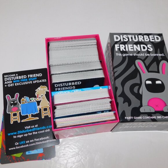 Disturbed Friends Adult Party Card Game - Picture 2 of 6